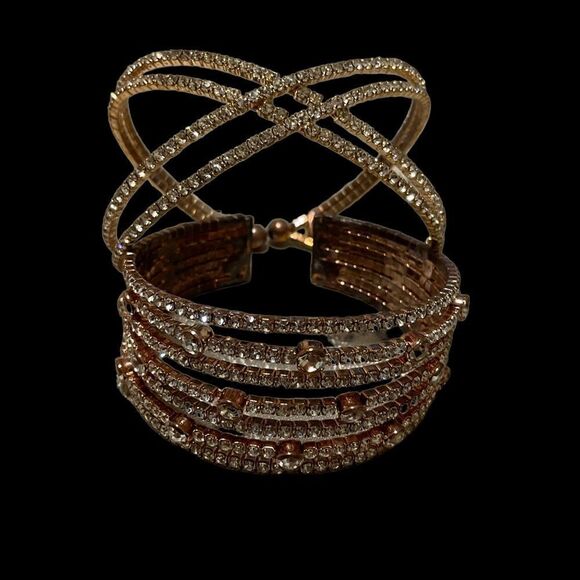 Bundle of 8 Rose Gold Bracelets - Picture 4 of 13